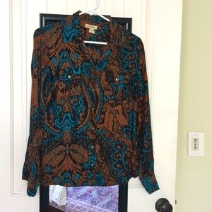 Lucky Brand silk blouse